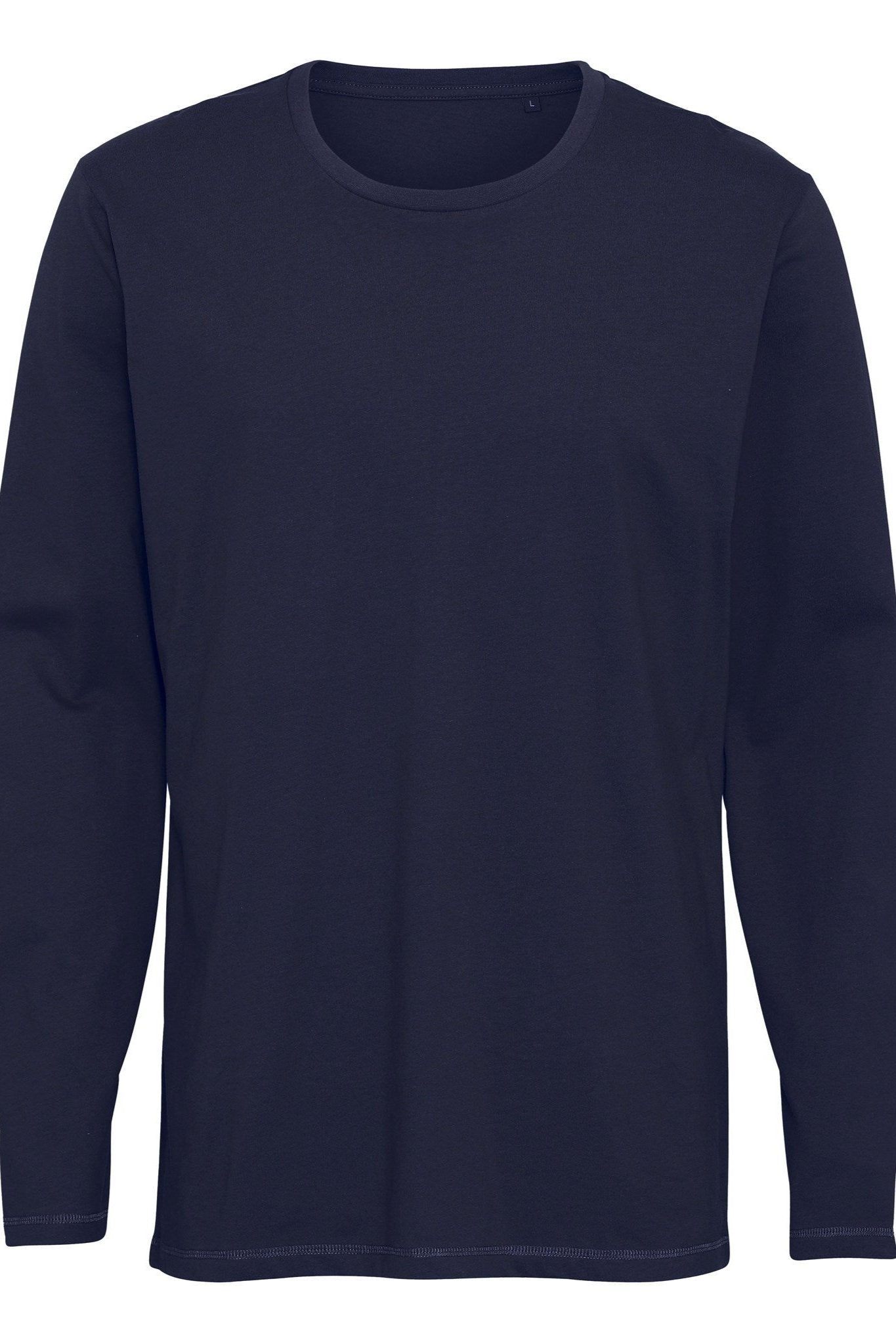 Cameron | Camiseta azul de manda larga