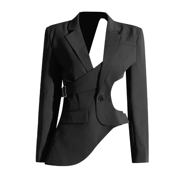 Blazer con corte asimétrico