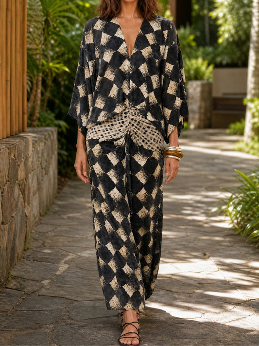 Mirella | Vestido Mosaico Mediterráneo