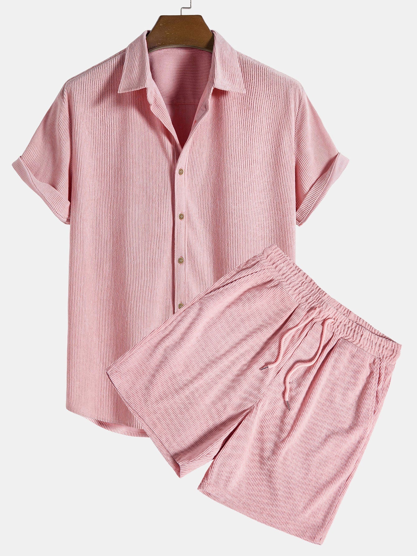Salerno | Conjunto ligero de camisa y shorts
