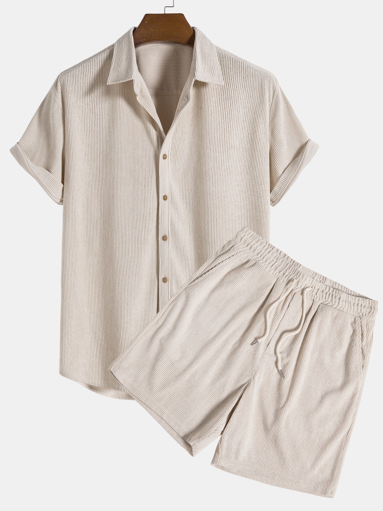 Salerno | Conjunto ligero de camisa y shorts