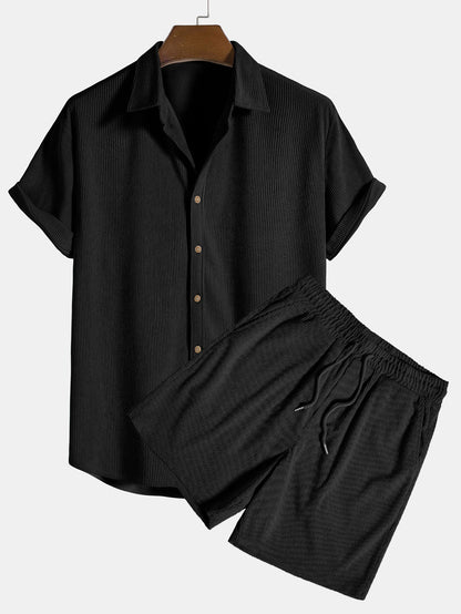 Salerno | Conjunto ligero de camisa y shorts