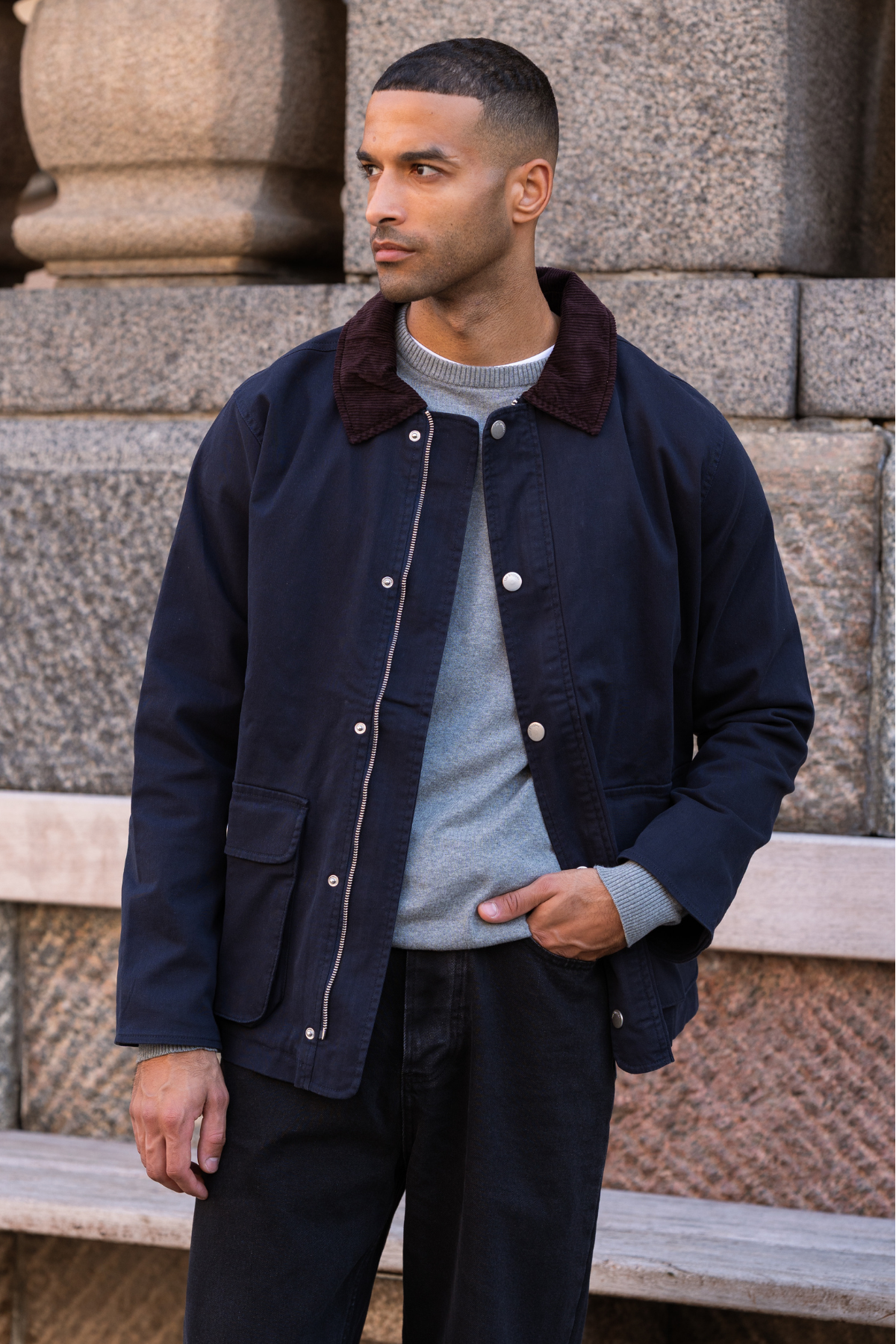 Jorge | Chaqueta azul