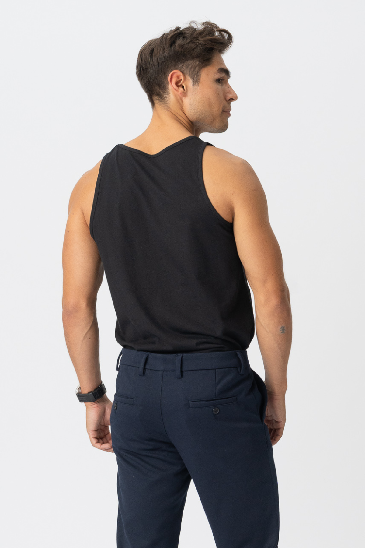 Cameron | Camiseta de tirantes negra