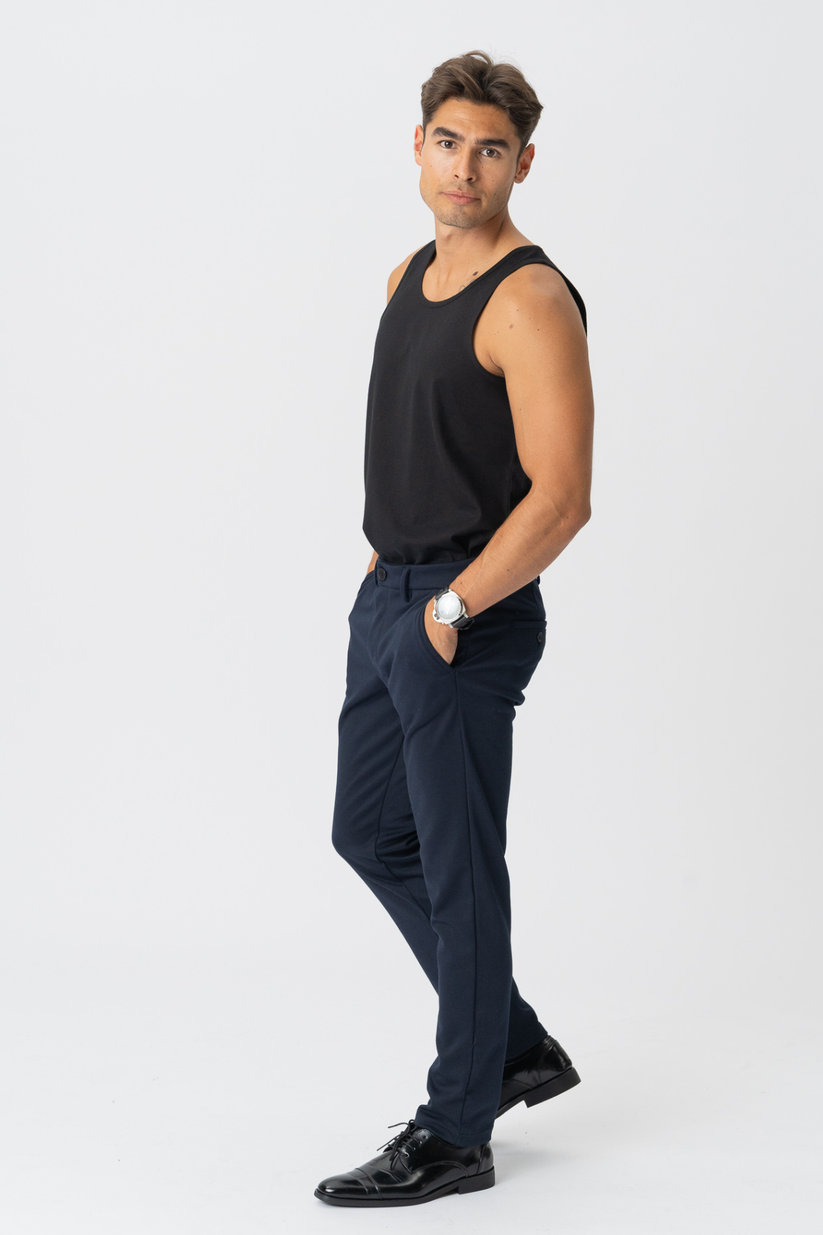 Cameron | Camiseta de tirantes negra