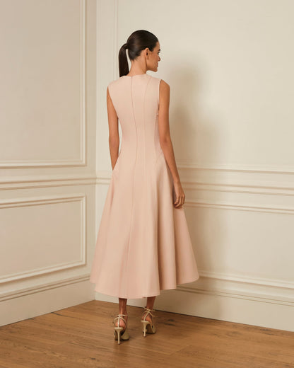 Lara | Vestido Midi Rosa