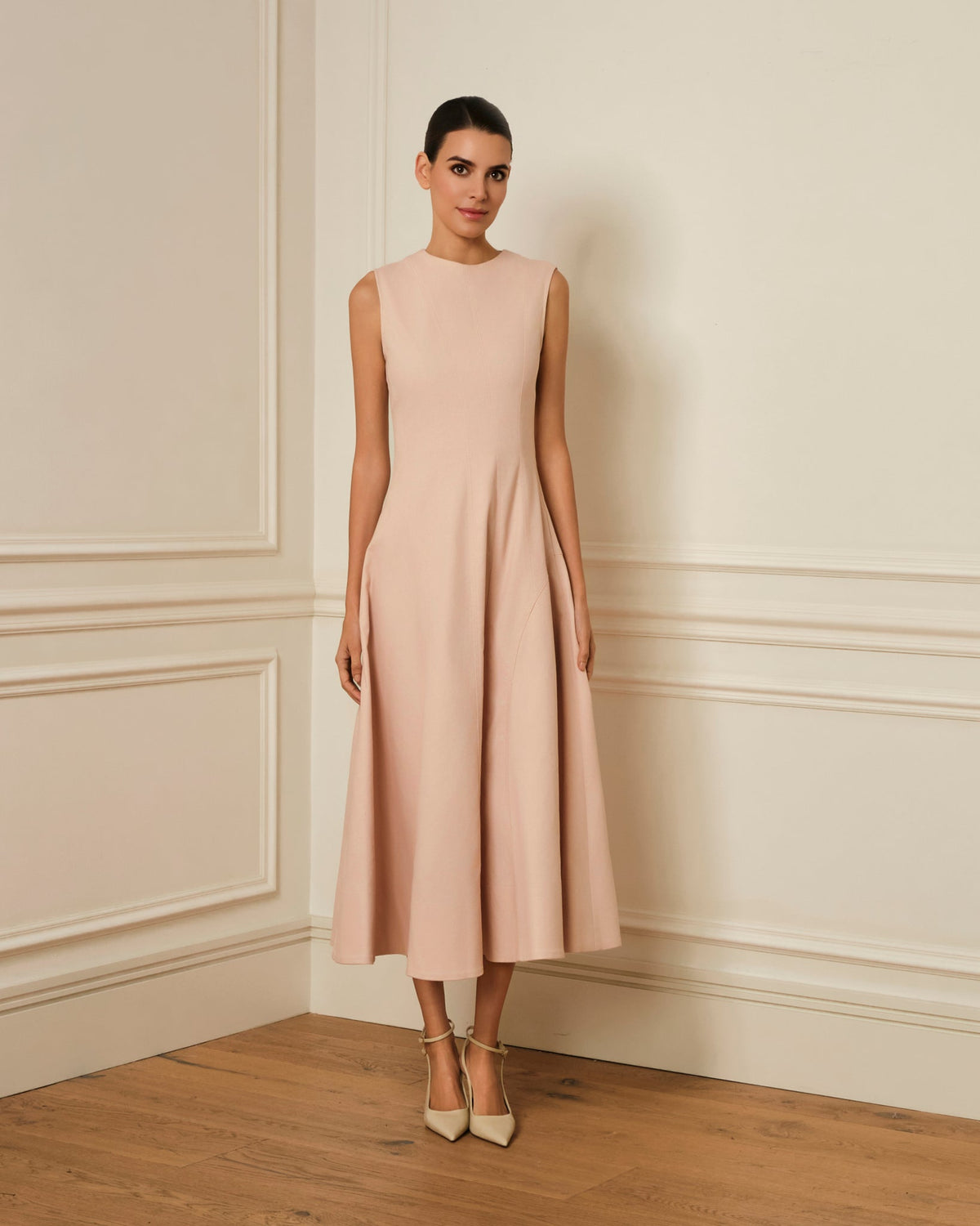 Lara | Vestido Midi Rosa