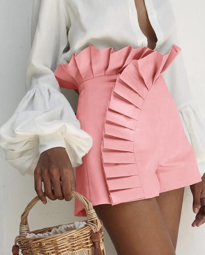Rosana | Elegantes pantalones cortos con volantes