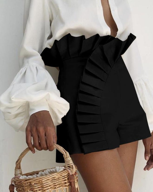 Rosana | Elegantes pantalones cortos con volantes