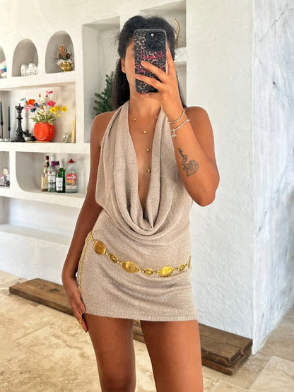 Lucia | Minivestido de mujer con espalda descubierta