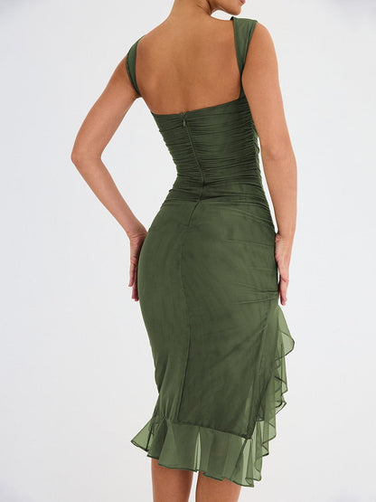 Zaira | Vestido elegante con volantes