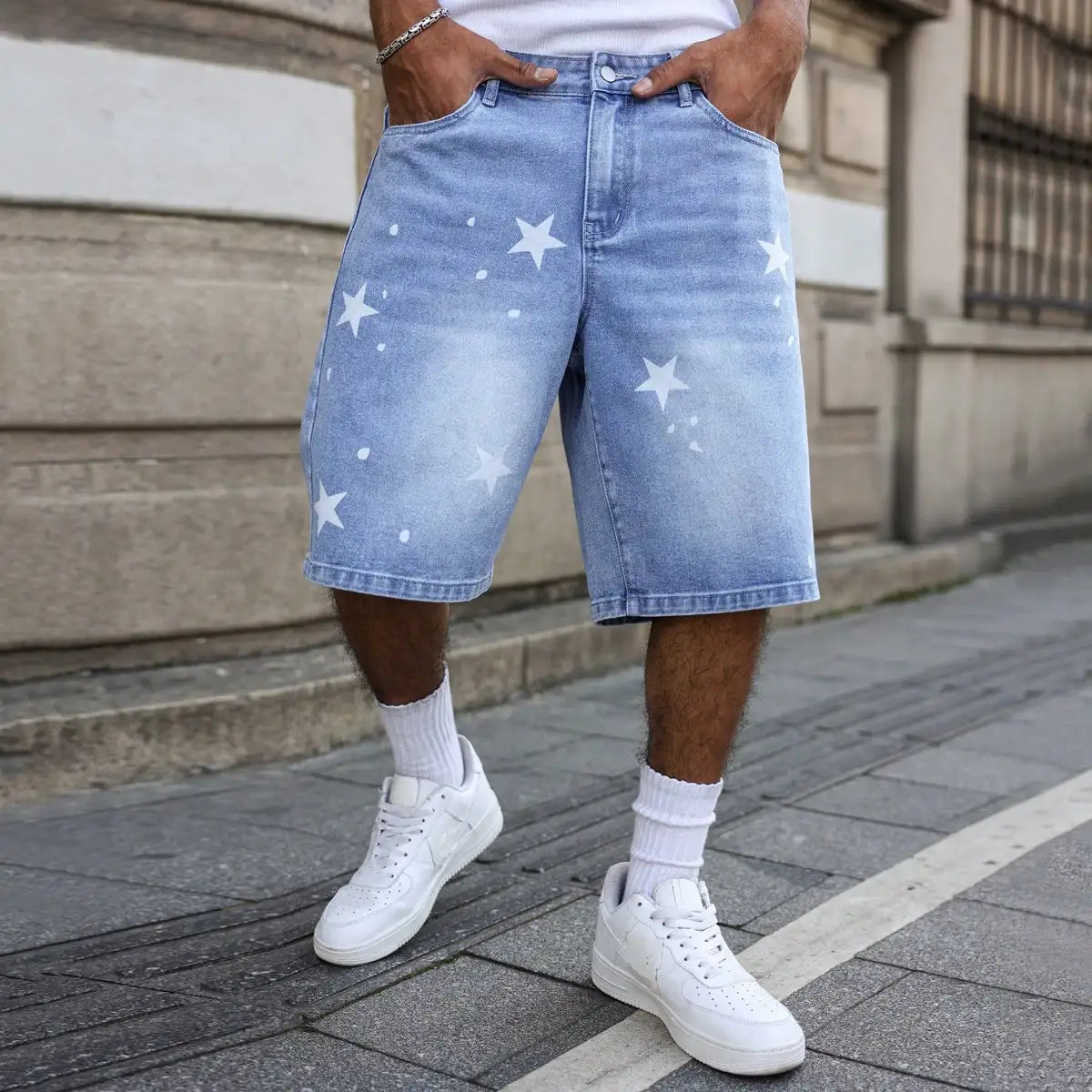 Alvaro | Pantalones cortos con estrella