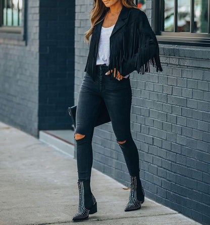 Laura | Chaqueta con flecos