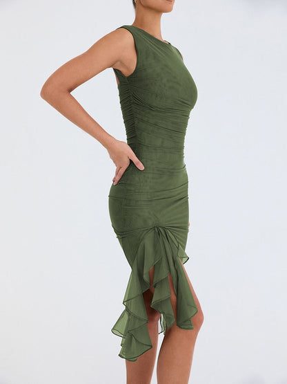 Zaira | Vestido elegante con volantes