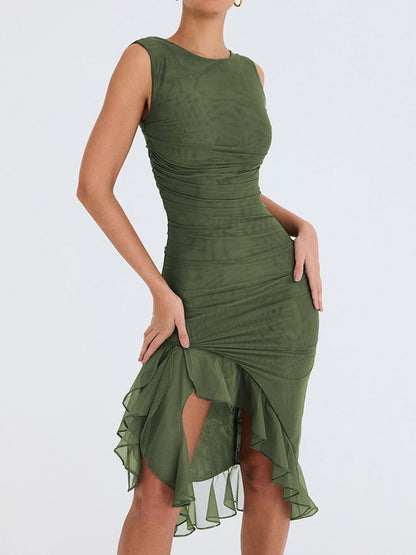 Zaira | Vestido elegante con volantes